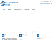 Tablet Screenshot of eastwestminchem.com
